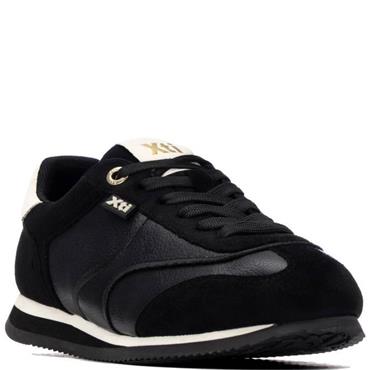 XTI WOMENS PU SHOE - BLACK