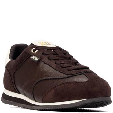 XTI WOMENS PU SHOE - BROWN
