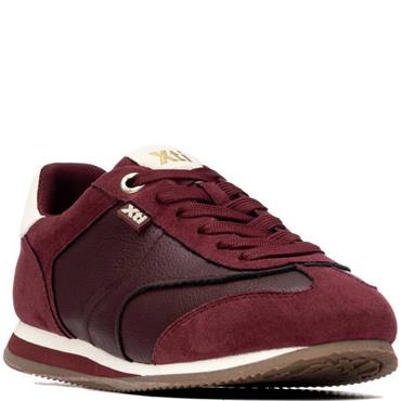 XTI WOMENS PU SHOE - BURGUNDY