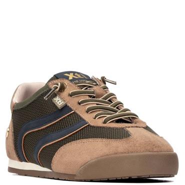 XTI WOMENS TEXTILE SHOE - KHAKI