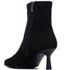 XTI WOMENS ZIP ANKLE BOOT - BLACK