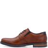 RIEKER MENS LACE CASUAL SHOE - BROWN