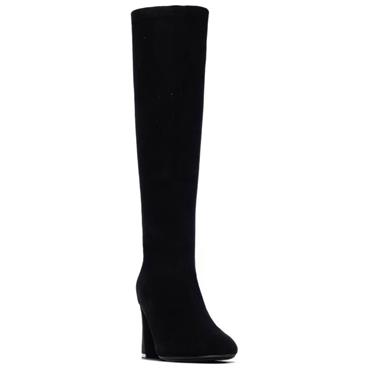 XTI WOMENS HIGH LEG BOOT - BLACK