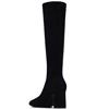 XTI WOMENS HIGH LEG BOOT - BLACK