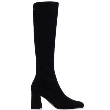 XTI WOMENS HIGH LEG BOOT - BLACK