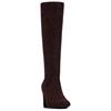 XTI WOMENS SOCK KNEE HIGH BOOT - BROWN
