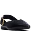 XTI WOMENS STRAP FLATS - BLACK