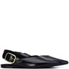 XTI WOMENS STRAP FLATS - BLACK