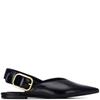 XTI WOMENS STRAP FLATS - BLACK