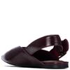 XTI WOMENS STRAP FLATS - BURGUNDY