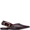 XTI WOMENS STRAP FLATS - BURGUNDY