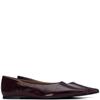 XTI WOMENS FLATS - BURGUNDY