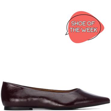 XTI WOMENS FLATS - BURGUNDY
