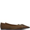 XTI WOMENS FLATS - KHAKI