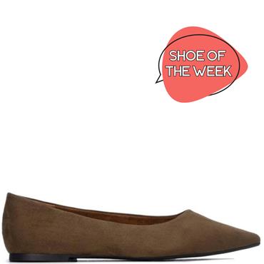 XTI WOMENS FLATS - KHAKI