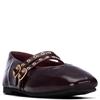 XTI WOMENS STRAP FLATS - BURGUNDY