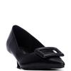 XTI WOMENS LOW HEEL COURT SHOE - BLACK