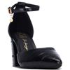 XTI WOMENS HIGH HEEL COUT SHOE - BLACK