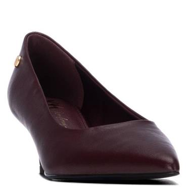 XTI WOMENS PU SHOE - BURGUNDY