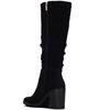 XTI WOMENS ZIP HIGH LEG BOOT - BLACK