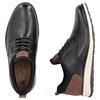 RIEKER MENS WATER REPELLENT SLIP ON SHOE - BLACK