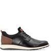 RIEKER MENS WATER REPELLENT SLIP ON SHOE - BLACK
