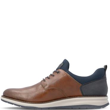RIEKER MENS SLIP ON SHOE - BROWN