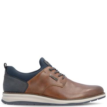 RIEKER MENS SLIP ON SHOE - BROWN