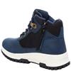 XTI KIDS ZIP LACE ANKLE BOOT - NAVY