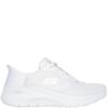 SKECHERS WOMENS SLIP IN'S LACE TRAINER - WHITE