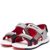 XTI BOYS STRAP SANDAL - GREY RED