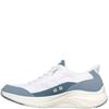 SKECHERS WOMENS TRAINER - WHITE BLUE