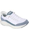 SKECHERS WOMENS TRAINER - WHITE BLUE