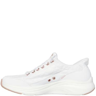 SKECHERS WOMENS TRAINER - WHITE ROSE GOLD