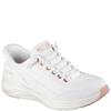 SKECHERS WOMENS TRAINER - WHITE ROSE GOLD