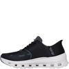 SKECHERS WOMENS GLIDE SLIP IN'S TRAINER - BLACK CHARCOAL