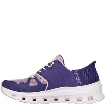 SKECHERS WOMENS GLIDE SLIP IN'S TRAINER - PURPLE CORAL