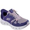 SKECHERS WOMENS GLIDE SLIP IN'S TRAINER - PURPLE CORAL