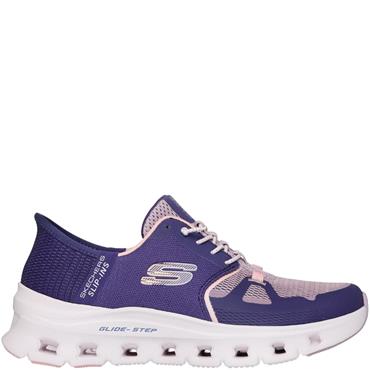 SKECHERS WOMENS GLIDE SLIP IN'S TRAINER - PURPLE CORAL