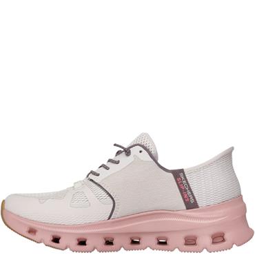 SKECHERS WOMENS GLIDE SLIP IN'S TRAINER - TAUPE MULTI