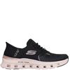 SKECHERS WOMENS GLIDE STEP PRO TRAINER - BLACK ROSE GOLD