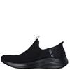 SKECHERS WOMENS SLIP INS TRAINERS - BLACK