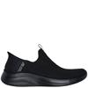 SKECHERS WOMENS SLIP INS TRAINERS - BLACK