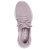 SKECHERS WOMENS SLIP INS LACE TRAINER - LIGHT MAUVE