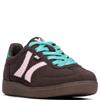 XTI GIRLS LACE TRAINER - BROWN