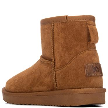 XTI GIRLS SLIP ON ANKLE BOOT - CAMEL