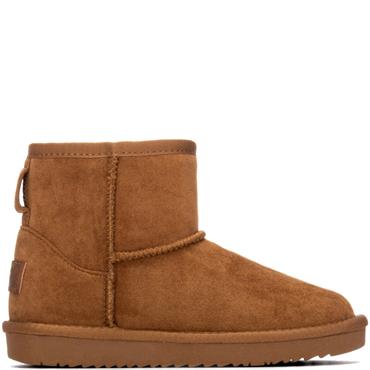 XTI GIRLS SLIP ON ANKLE BOOT - CAMEL