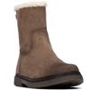 XTI KIDS FUR LINED ZIP ANKLE BOOT - TAUPE