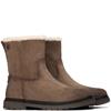 XTI KIDS FUR LINED ZIP ANKLE BOOT - TAUPE