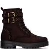 XTI KIDS DOUBLE STRAP ANKLE BOOT - BROWN